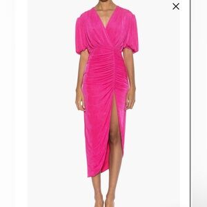 Alexia Admor Fuchsia Midi Dress